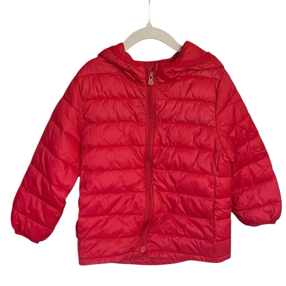 Gap Kids Toddler Lightweight Red Puffer Jacket
